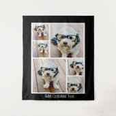 Tenture 6 Collage de photos Texte facultatif — arrière - p (Devant)