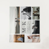 Tenture 6 Photo Mariage Collage Jeunes Mariés (Devant)