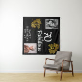 Tenture 70 et Fabulous Gold Foliage 2 Photo Anniversaire (En situation (horizontale))