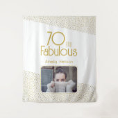 Tenture 70 et Fabulous Gold Parties scintillant 70e annive (Devant)