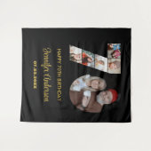 Tenture 70e anniversaire Numéro 70 Photo Collage moderne N (Devant (Horizontal))