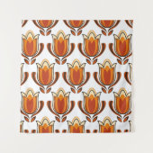 Tenture 70's retro pattern material illustration70s,1970,p (Devant)