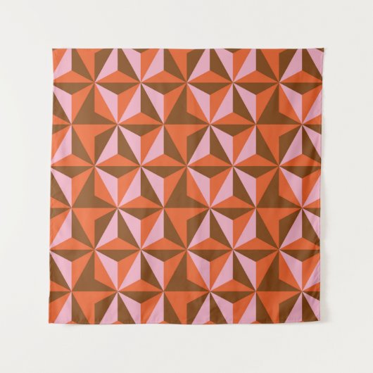 Tenture 70s retro vintage pattern background (Devant)