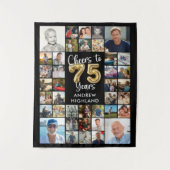 Tenture 75e anniversaire 39 photo Collage de photos encour (Devant)