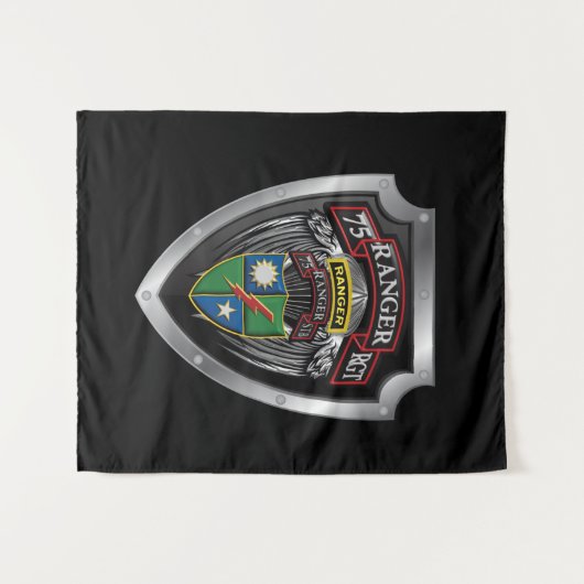 Tenture 75e Ranger Regiment STB (Devant (Horizontal))