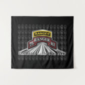 Tenture 75e régiment de Rangers (Devant (Horizontal))
