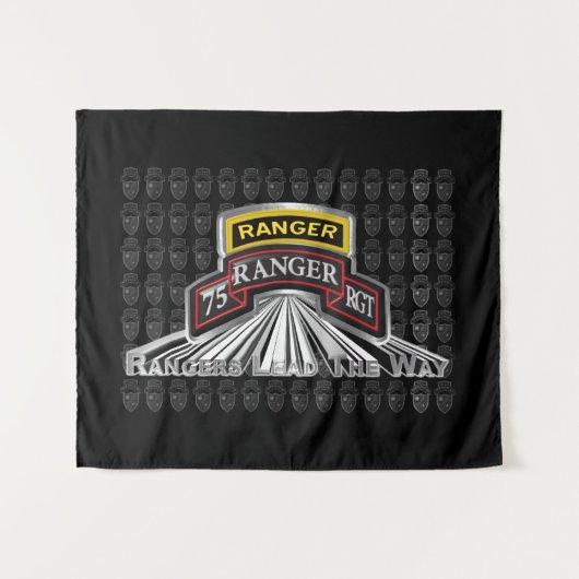 Tenture 75e régiment de Rangers (Devant (Horizontal))