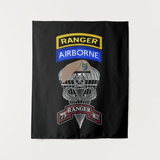 Tenture 75e régiment de Rangers (Devant)