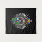 Tenture 75e régiment de rangers 3e bataillon (3e Bat) (Devant (Horizontal))