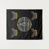 Tenture 75e Régiment de Rangers Afghanistan Vétéran (Devant (Horizontal))