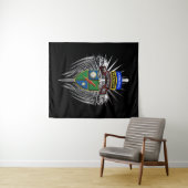 Tenture 75e régiment de rangers « Les rangers mènent la vo (En situation (horizontale))