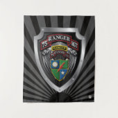 Tenture 75e Régiment de Rangers STB Bataillon (Devant)