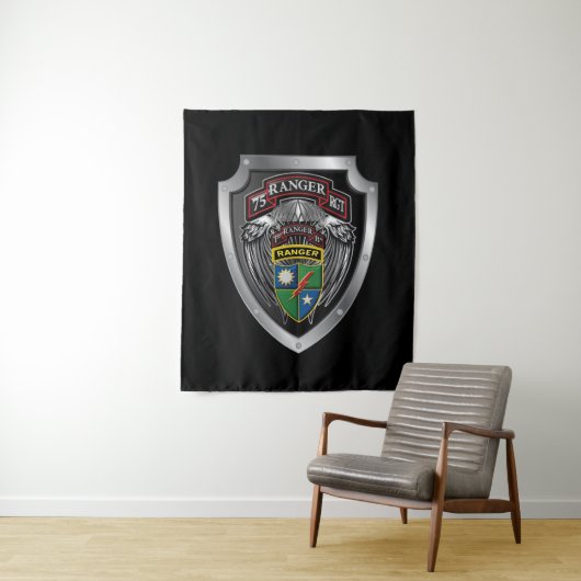 Tenture 75th Régiment de Rangers 1er Bataillon (En situation)