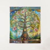 Tenture 7 Chakra Fleurissant Arbre De Vie (Devant)