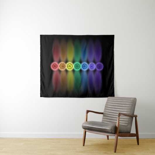 Tenture 7 chakras (En situation (horizontale))
