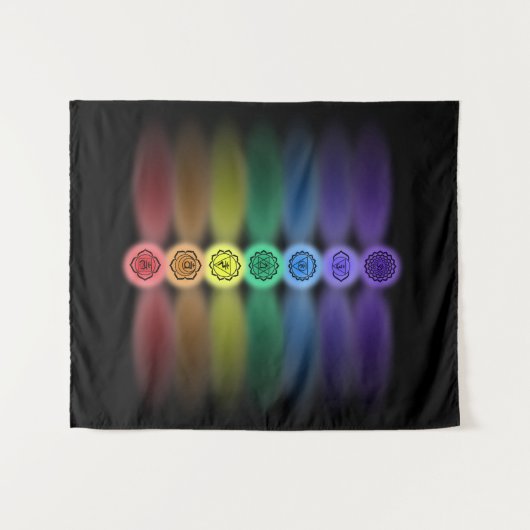 Tenture 7 chakras (Devant (Horizontal))