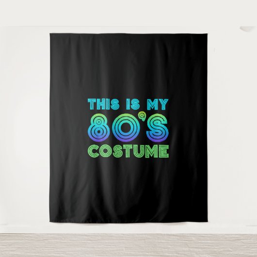 Tenture 80s C'est mon costume 80s (Devant)