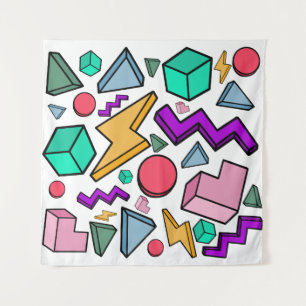 Tenture 80s esthétique Vintage rétro