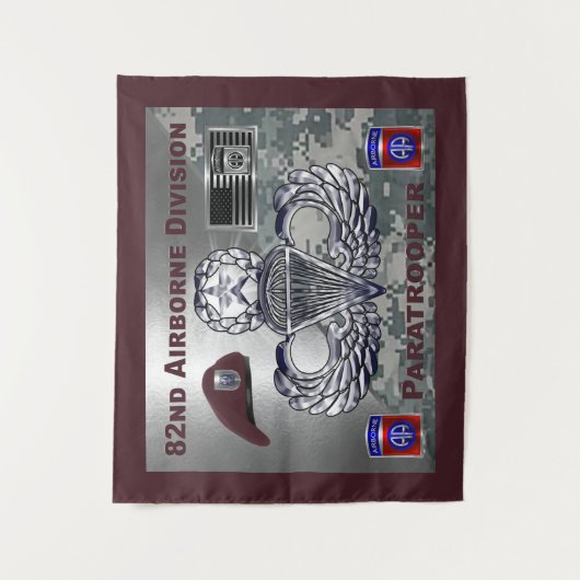 Tenture 82e division aéroportée (Devant)