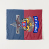 Tenture 82e division aéroportée Couleurs Silver Chute (Devant (Horizontal))