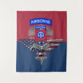 Tenture 82e division aéroportée Fière vétéran (Devant)