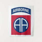 Tenture 82e division aéroportée Insignia (Devant)