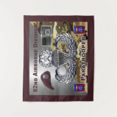 Tenture 82e division aéroportée Parachutiste (Devant)