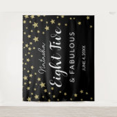 Tenture 85 & Fabuleux anniversaire Photo Booth fond (Devant)