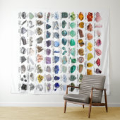 Tenture 90 Rainbow Rocks Crystal Collection Mur pendage (En situation (horizontale))