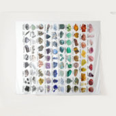 Tenture 90 Rainbow Rocks Crystal Collection Mur pendage (Devant (Horizontal))