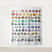Tenture 90 Rainbow Rocks Crystal Collection Mur pendage (Devant)