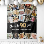 Tenture 90e anniversaire Multi Photo fond