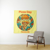 Tenture 9 février - Pizza Day (En situation)