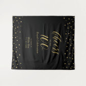 Tenture À 100 | 100e fête de l'or et du noir (Devant (Horizontal))