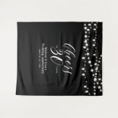 Tenture À 30 ans Black & White 30e Anniversaire (Devant (Horizontal))