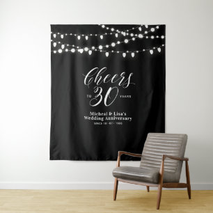 Tenture À 30 ans de bonheur - 30e anniversaire de mariage
