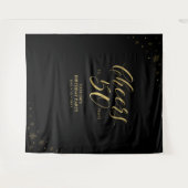 Tenture À 50 ans d'existence | Soirée d'anniversaire Or et (Devant (Horizontal))