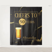 Tenture À 50 Ans d'Homme Fabuleux Anniversaire (Devant)