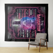 Tenture À chaque fois que vous vous sentez écrasé Lion Mam (En situation (horizontale))