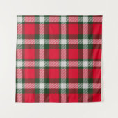 Tenture À damiers classique Tartan Design transparent Cont (Devant (Horizontal))