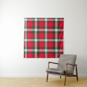Tenture À damiers classique Tartan Design transparent Cont (En situation (horizontale))