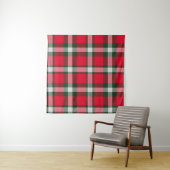 Tenture À damiers classique Tartan Design transparent Cont (En situation)
