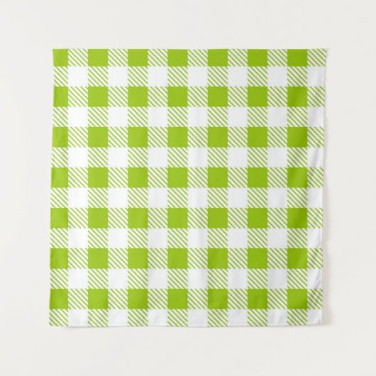 Tenture à damiers motif (Devant)