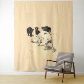 Tenture A Dog Day Pl 03 (1902) Cecil Charles Tapestry (En situation)