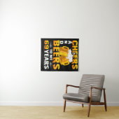 Tenture À la santé et bières pour mes 69 ans Cadeau pour m (En situation (horizontale))