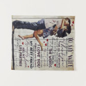 Tenture À ma femme présente | Citations d'amour présentes  (Devant (Horizontal))