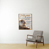 Tenture À Ma Fille, Don D'Anniversaire Fille Fille Fille F (En situation)