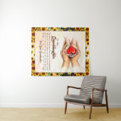 Tenture À Mon Cadeau De Fleur De Soleil Grandma (En situation (horizontale))