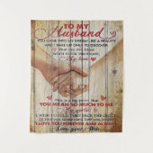 Tenture À mon mari présent | Nouveau Décor | (Devant)