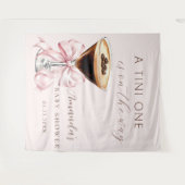 Tenture A tini One Espresso Martini Baby Shower Backdrop (Devant (Horizontal))